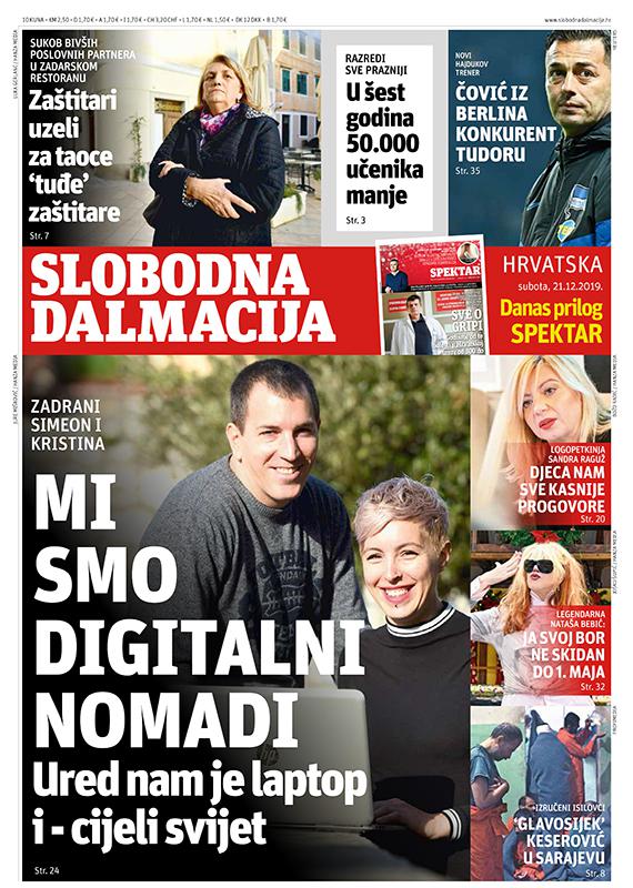 Slobodna Dalmacija Itajte U Slobodnoj Dalmaciji