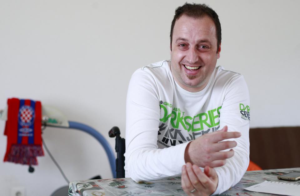 Andrija Lipanović je pri padu s gradilišta ozlijedio leđa i ostao invalid DUJE KLARIĆ/EPH