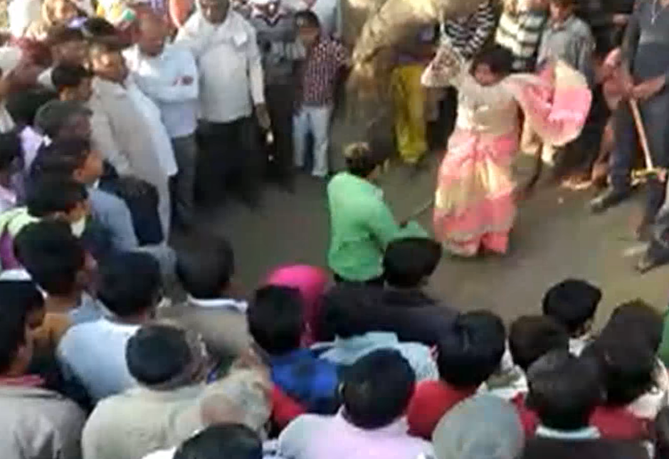 7  Woman Tied To Tree  Flogged By Husband On Panchayat’s Orders   NYOOOZ TV   YouTube
