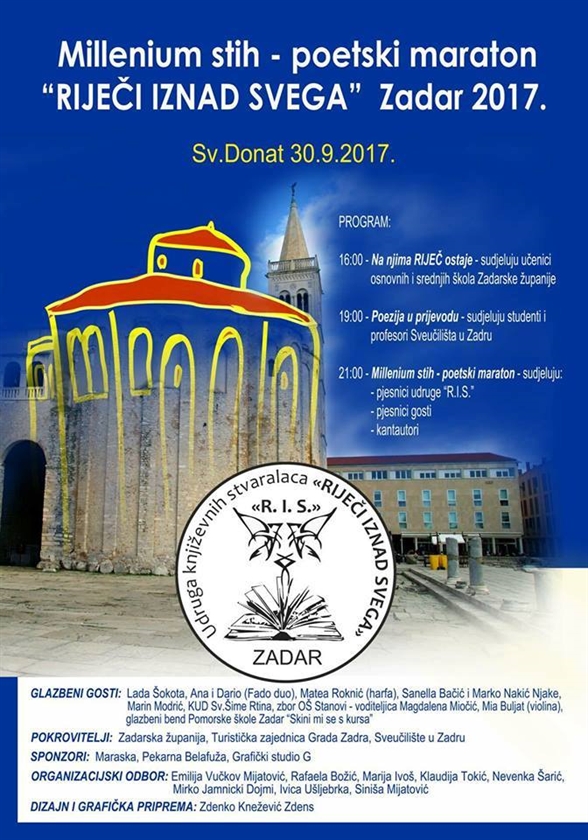 Rijeci iznad svega Zadar 2017