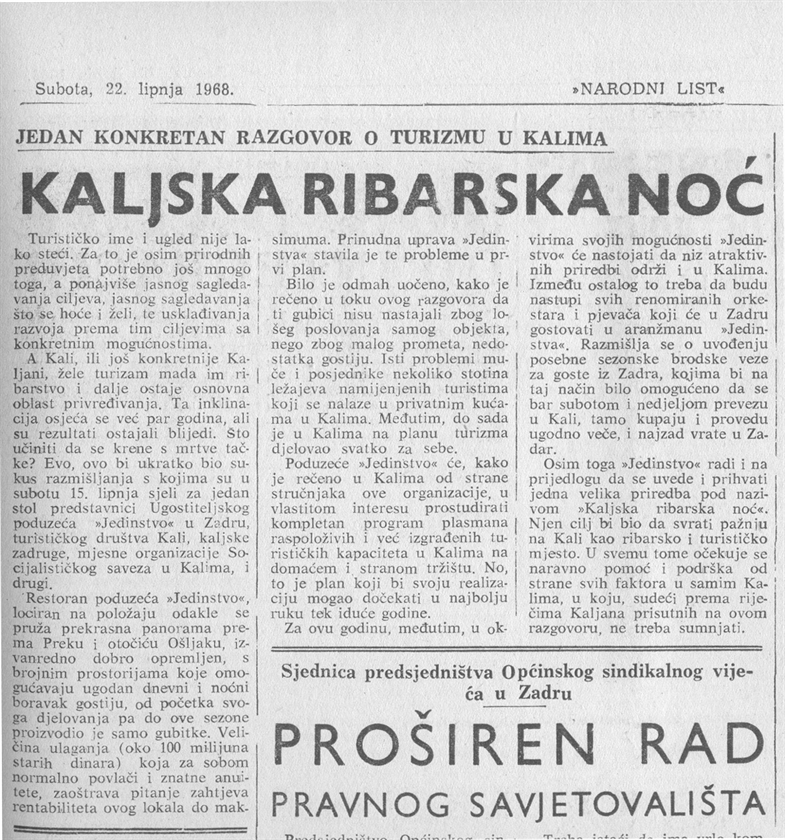 Zadarski Kako Su Prije 50 Godina Pocele Kualjske Ribarske Noci I Tko Je Pokrenuo Streetball Kali 1999