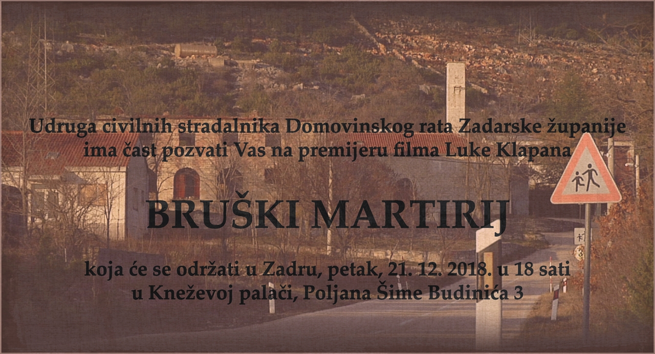 Bruški martirij - pozivnica