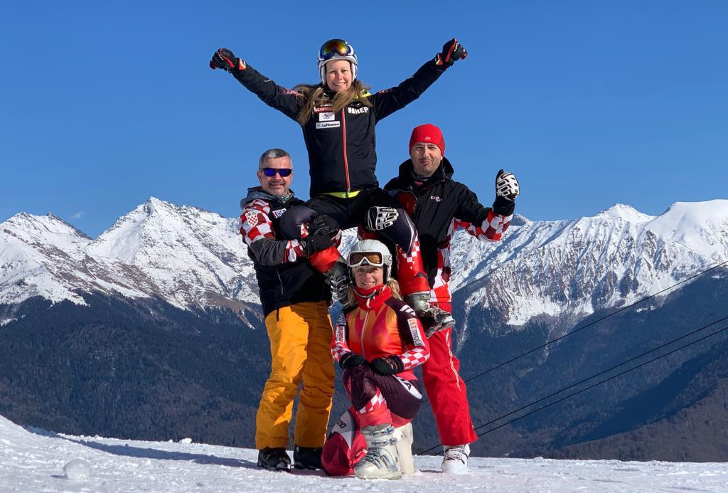 Hrvatski ski team u Rusiji
