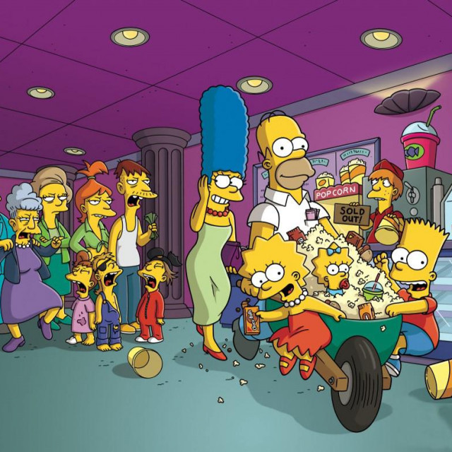 Les Simpson - le film The Simpsons Movie Year: 2007 - USA Director: David Silverman Animation