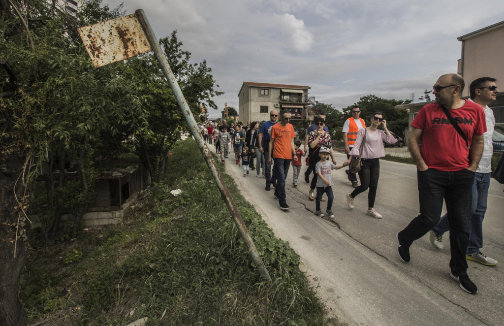 Stanovnici Kile nekoliko puta su prosvjedovali u borbi za normalan pristup svojim domovima ANDREA TOPIĆ
