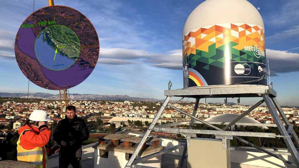 Prvi radar u Dalmaciji niknuo je na krovu jedne od zgrada na Pet nebodera i dohvaća područje južnije od Splita, što znači da je nepokriven ostao samo jug Dalmacije