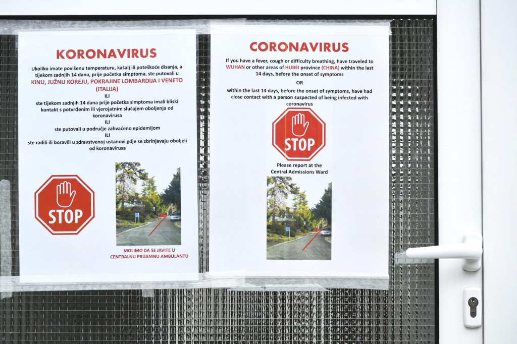 Zagreb, 250220.&lt;br /&gt;
Klinika za infektivne bolesti Dr. Fran Mihaljevic u kojoj se nalazi pacijent zarazen koronavirusom.&lt;br /&gt;