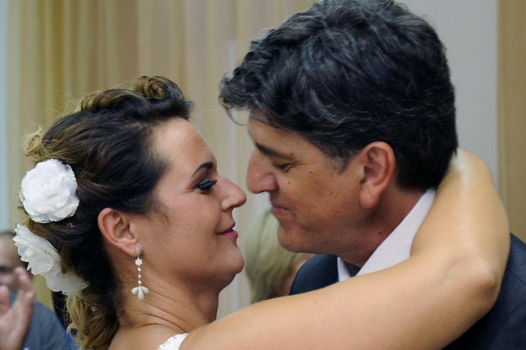 Ivo Amulić i Sandra Kekez vjenčali su se u splitskom matičnom uredu prije sedam godina
