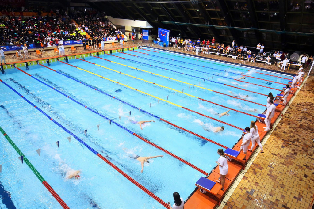Plivačko natjecanje u 25 metarskom bazenu na Poljudu foto: Duje Klarić / CROPIX