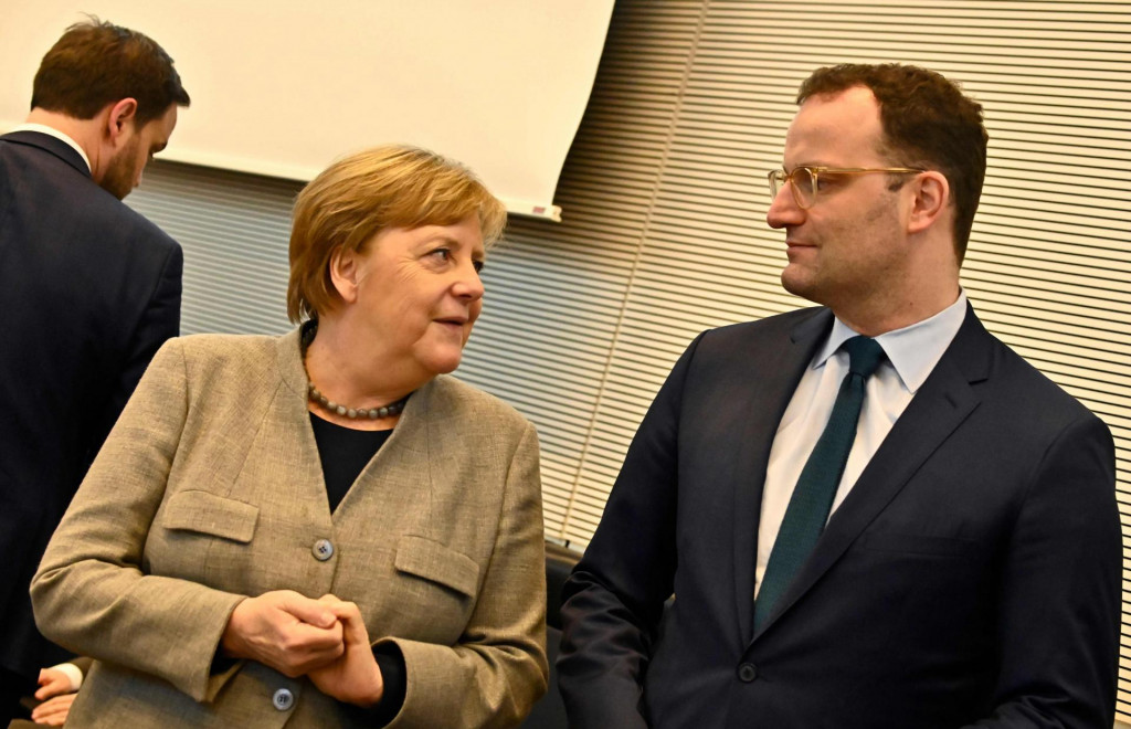 Angela Merkel i Jens Spahn