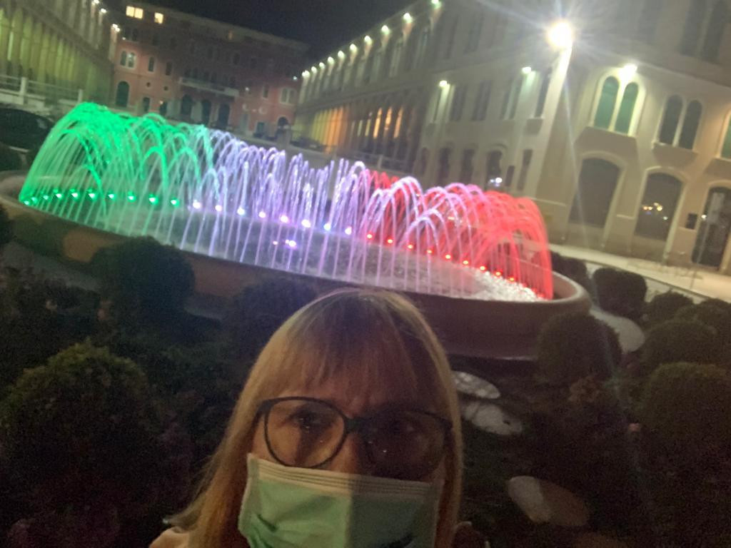 fontana na rivi u bojama Italije