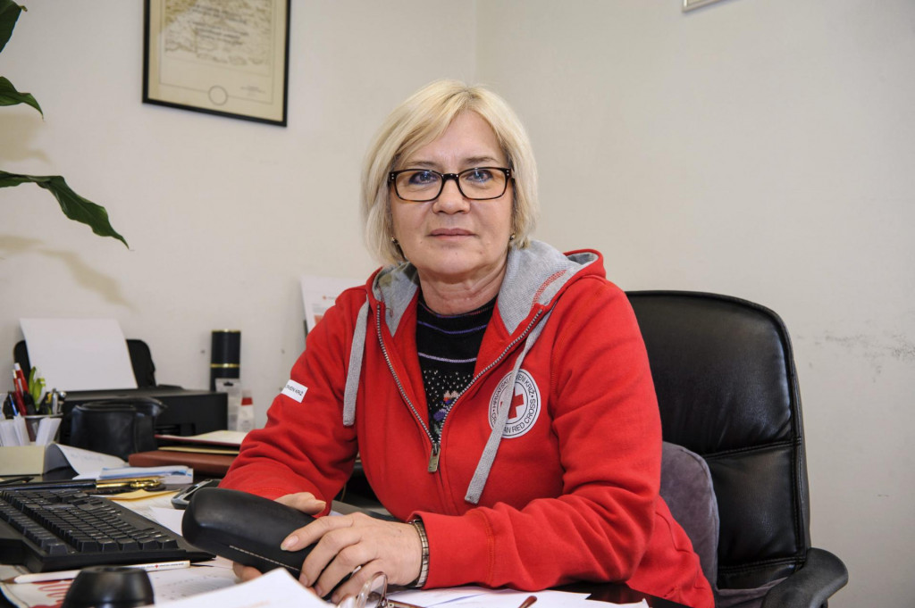 Tonka Mikulandra, ravnateljica Gradskog društva Crvenog križa Šibenik&lt;br /&gt;
 