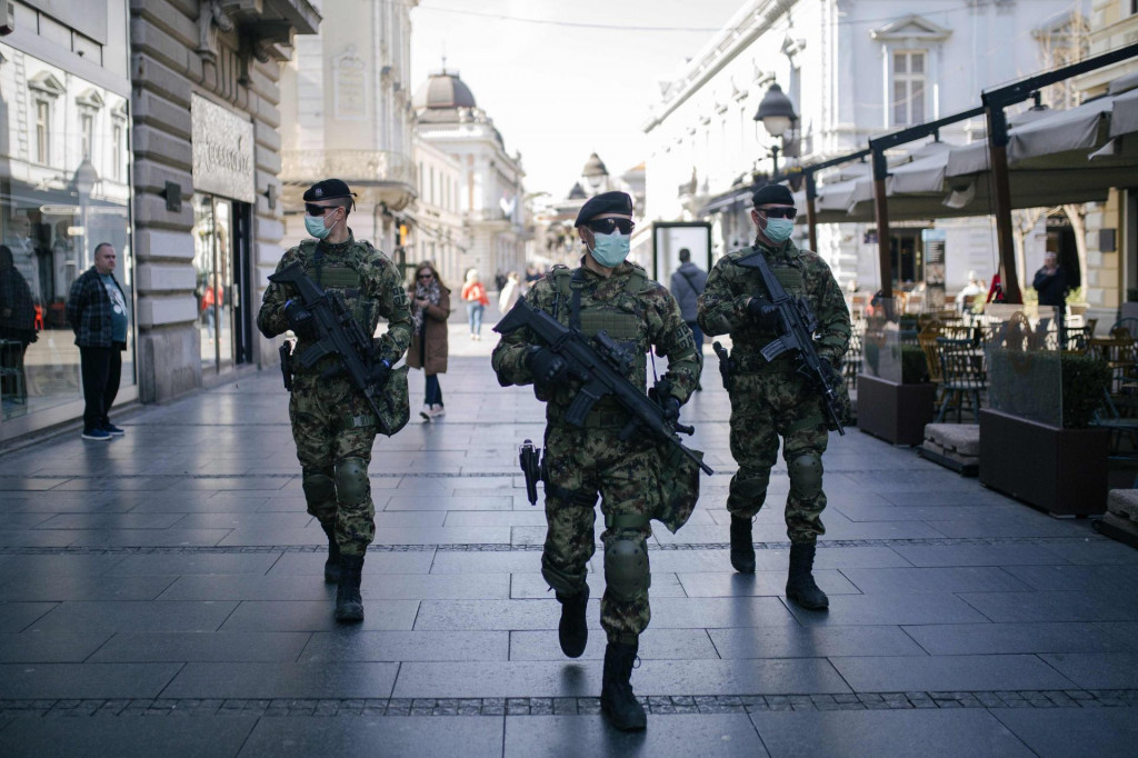 Vojska na ulicama Beograda