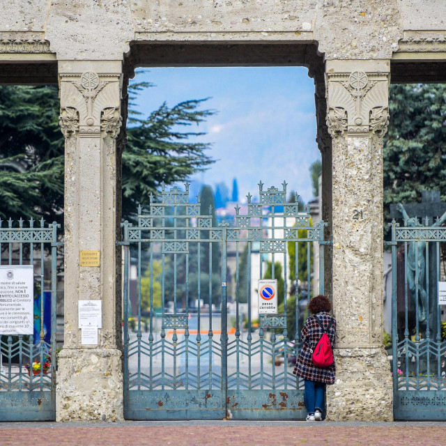U Berggamu je zatvoreno čak i groblje