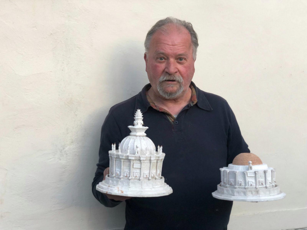 Jozo Violić i njegovi radovi: Velika Onofrijeva fontana prije i poslije potresa