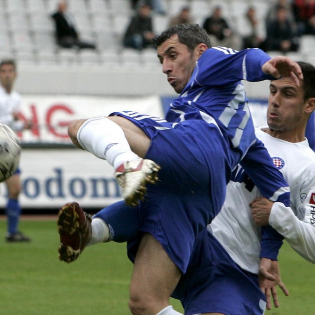 Ivica Karabogdan u dresu Croatije Sesvete u KUp utakmici protiv Hajduka u Splitu foto: Jakov Prkić/CROPIX