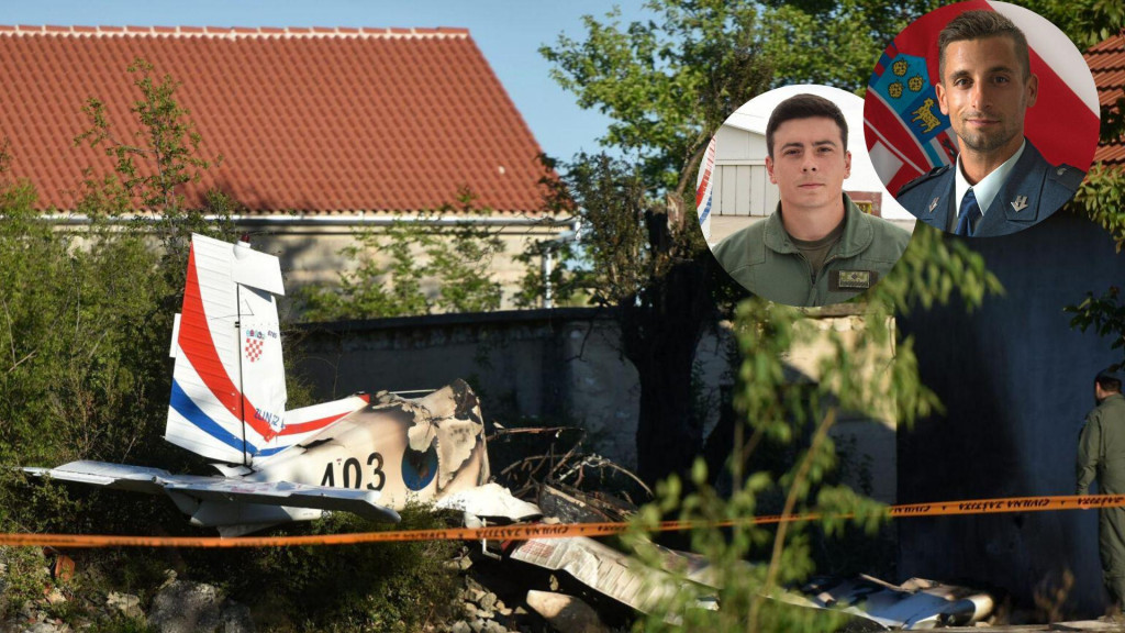 U padu aviona stradali su instruktor Marko Novković i kadet Luka Jagatić‘