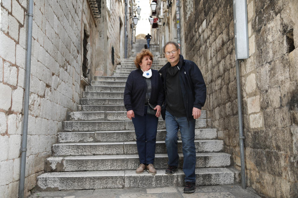 Marga Kocmur i Andrej Prelovšek, Slovenci u Dubrovniku