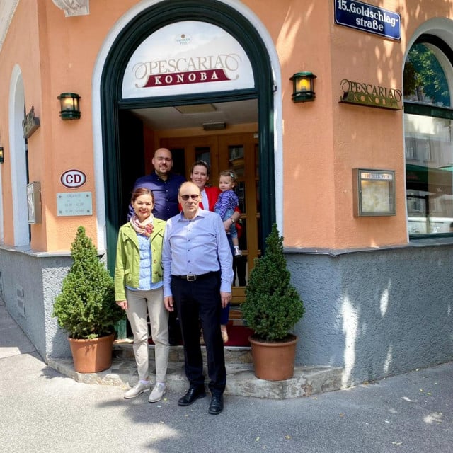 Obitelj Kunovac vodi konobu Pescaria u Beču dugi niz godina