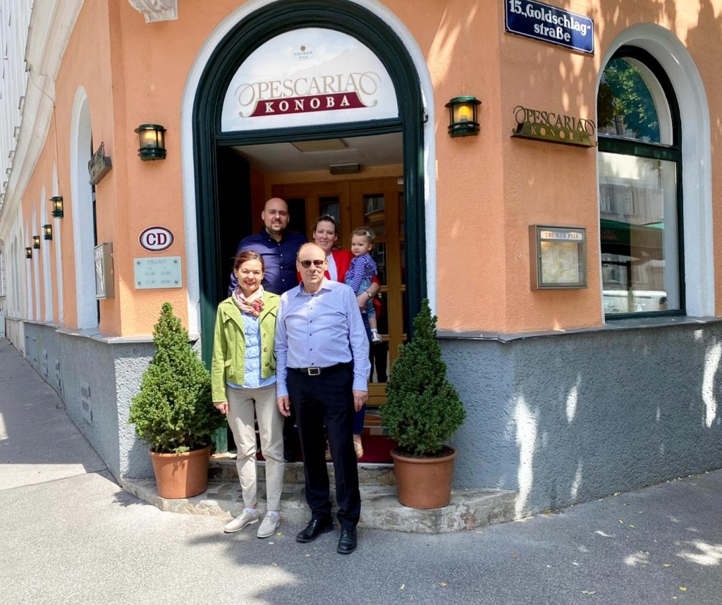 Obitelj Kunovac vodi konobu Pescaria u Beču dugi niz godina