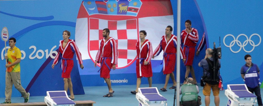 Hrvatska vaterpolska reprezentacija na Olimpijskim igrama u Rio de Janeiru 2016. giodine foto: Tonči Vlašić