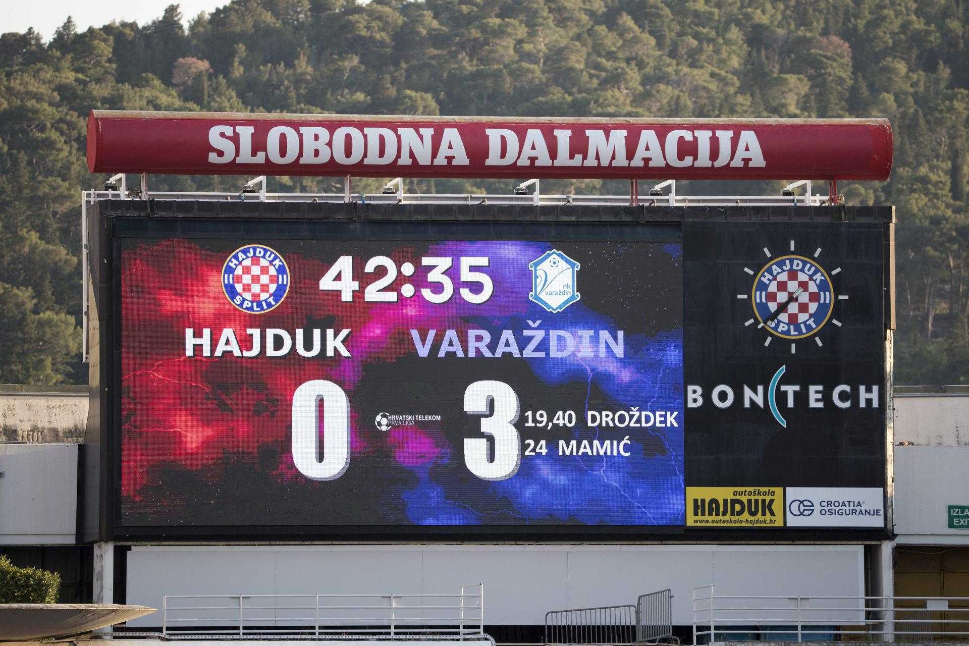 Hajduk Split hammer NK Varazdin 