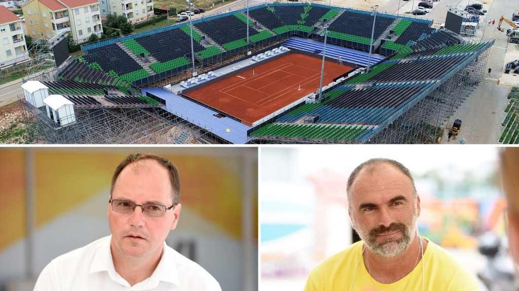 Direktor SC Višnjika Denis Karlović i teniski trener Lovre Rončević - jedni od glavnih ”krivaca” za dolazak Adria Toura u Zadar
