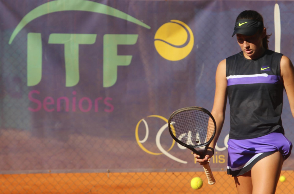 Lucija Ćirić Bagarić na juniorskom ITF turniru Dubrovnik Cup 2019. foto: Tonči Vlašić