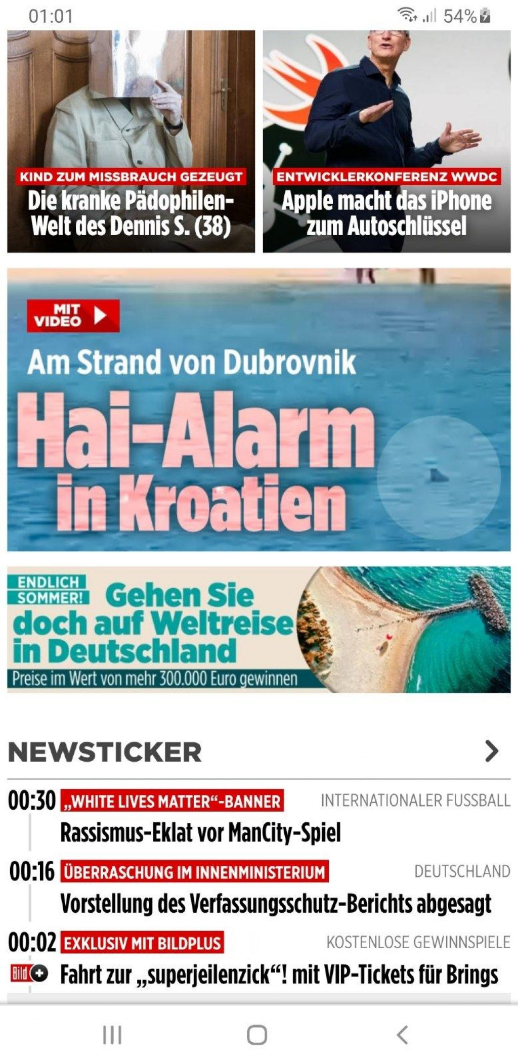 Njemački mediji prenose vijesti o morskom psu na Copacabani
