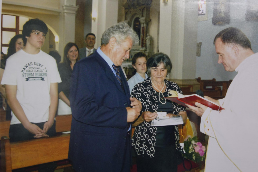 Dinko i Anka Zorka Zdilar kada su obilježavali 50. obljetnicu braka. Za dijamantni nisu mogli biti zajedno