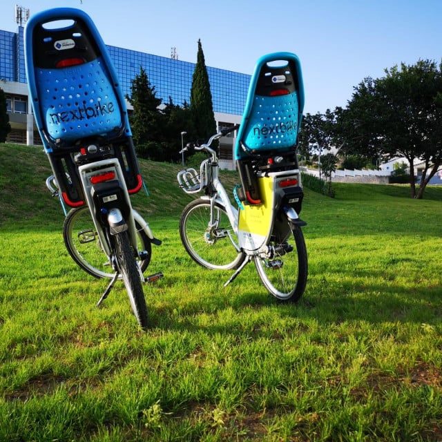 Javne bicikle u Splitu već su dobile dječje sjedalice