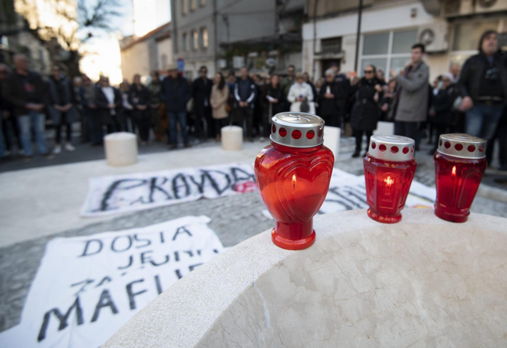Prizor s mimohoda Pravda za sve, potaknutog tragičnim događajem u Splitu