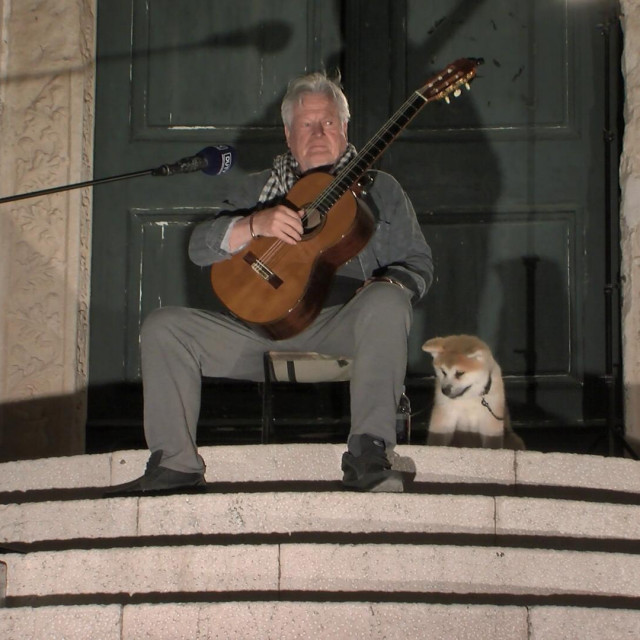 Ibrica Jusić, ponoćni koncert na skalinima Dominikanaca, Dubrovnik