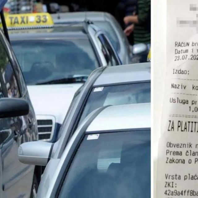 Vožnja taksijem od Zadra do Splita koštala je 3250 kuna