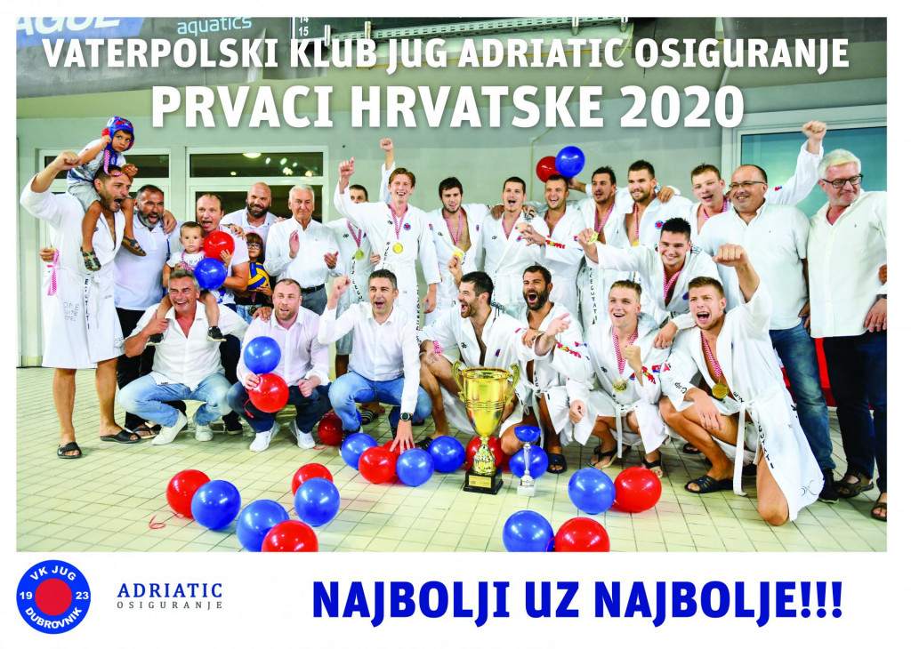 Jug AO, prvaci Hrvatske 2020. godine