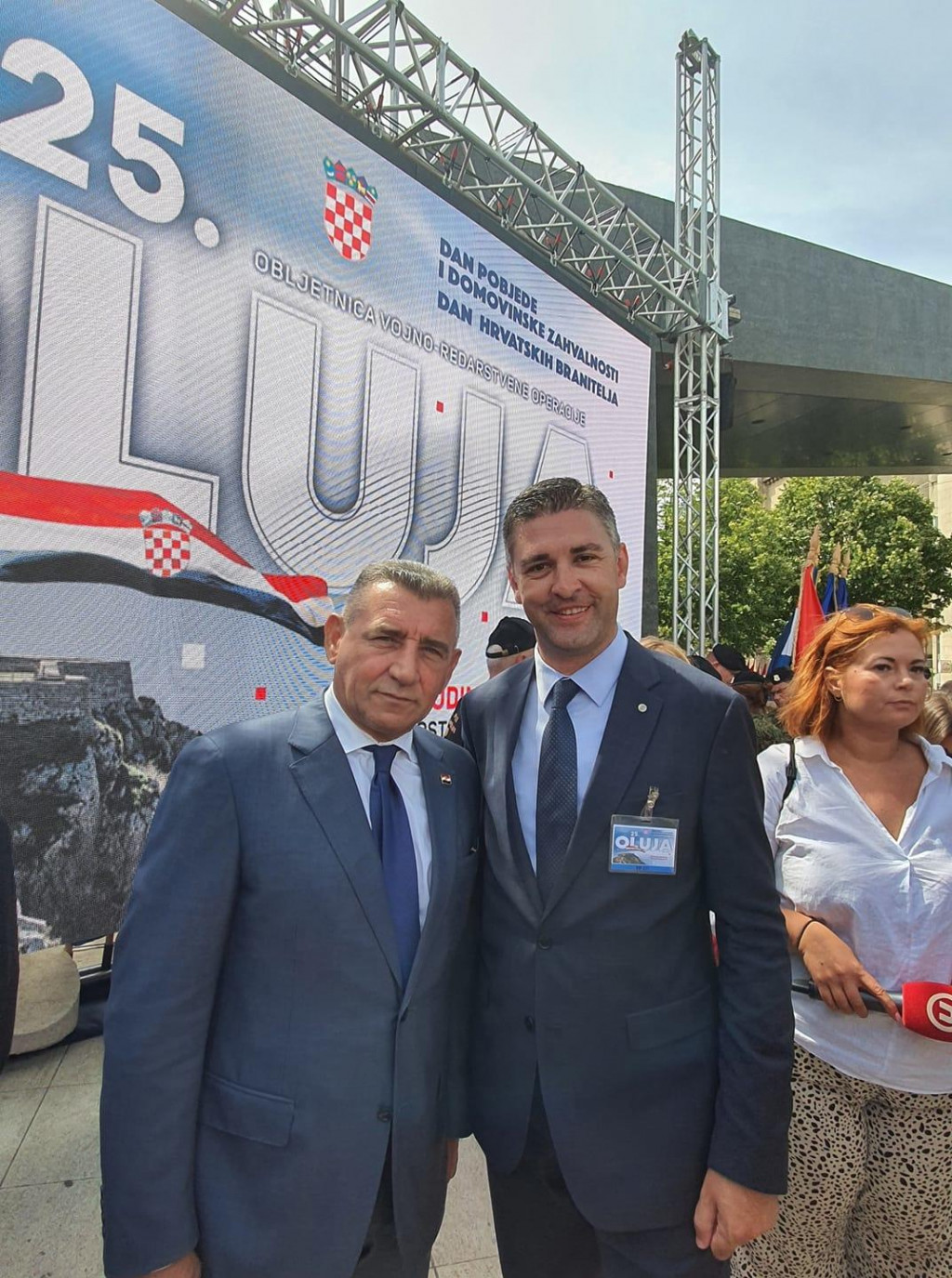 Gradonačelnik Mato Franković i general Ante Gotovina u Kninu