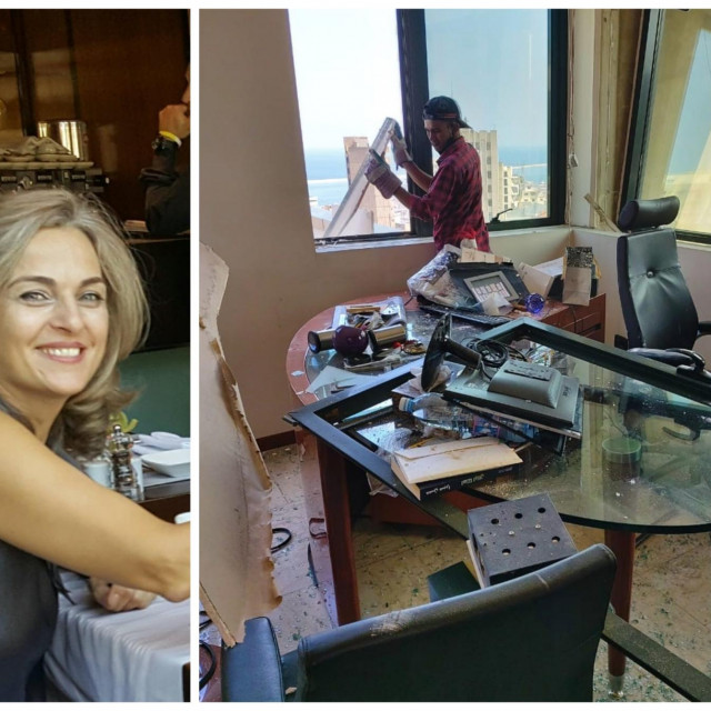 Lara je Hrvatica po majci, a ovako izgleda njezin ured u Bejrutu