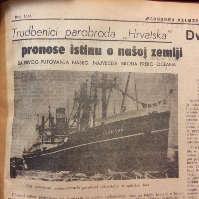 Priča o parobrodu ”Hrvatska” čiji su pomorci imali zadatak ”preodgoja” iseljenika zaluđenih Staljinom