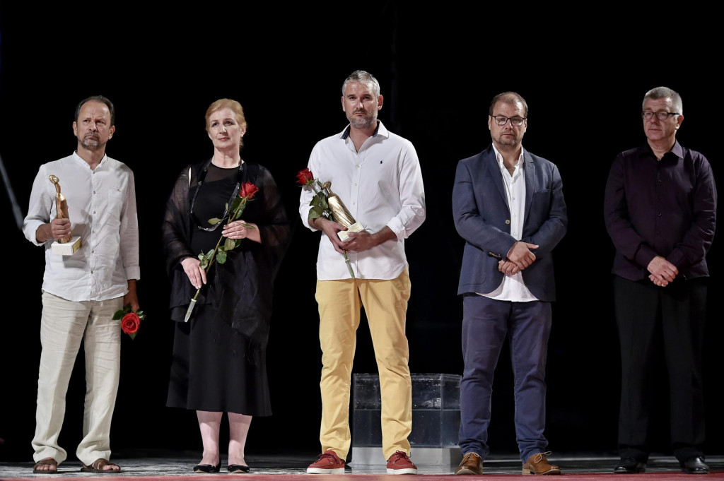 Trpimir Jurkić, Snježana Sinovčić Šiškov, Jure Bučević (preuzeo je nagradu umjesto Ive Lipanovića), Jadran Kapor i Siniša Kekez