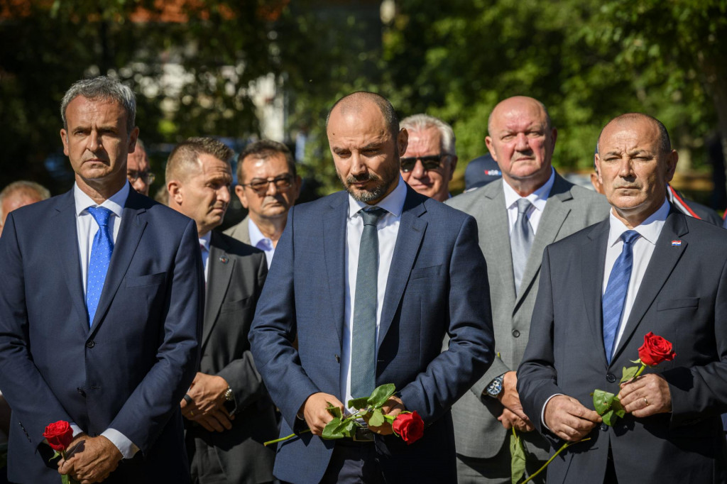 Boris Milošević na komemoraciji u Plavnom
