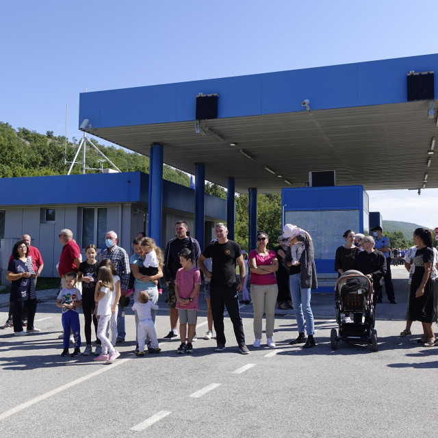 Današnji prosvjed na malograničnom prijelazu Vinica kod Aržana