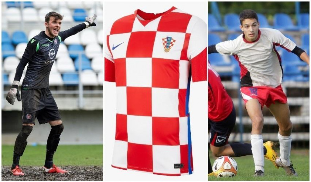 Karlo Sentić i Ante Oreč, dvojica Dubrovčana, članovi U19 reprezentacije Hrvatske (foto: hajduk.hr/Tonči Vlašić)