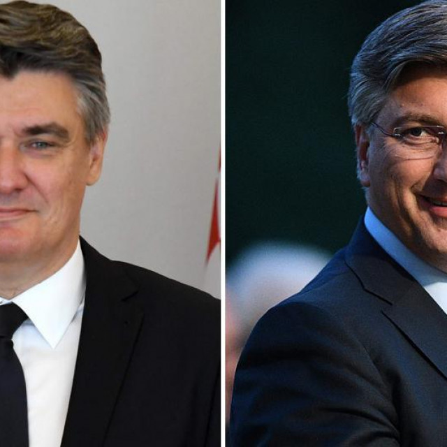 Zoran Milanović i Andrej Plenković