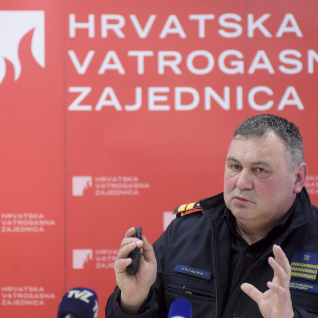 Glavni vatrogasni zapovjednik Slavko Tucaković
