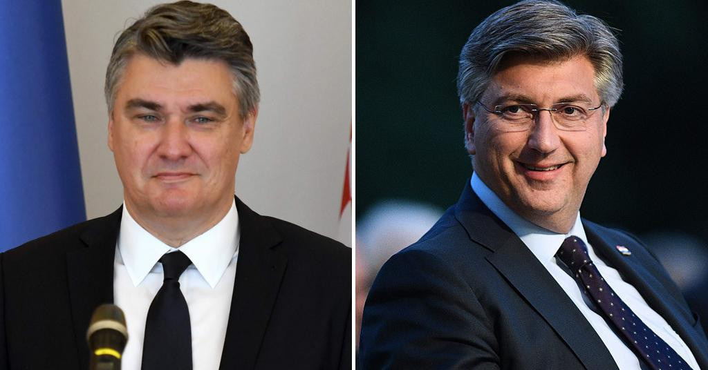 Zoran Milanović i Andrej Plenković