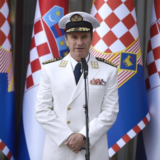 Načelnik Glavnog stožera Oružanih snaga RH admiral Robert Hranj