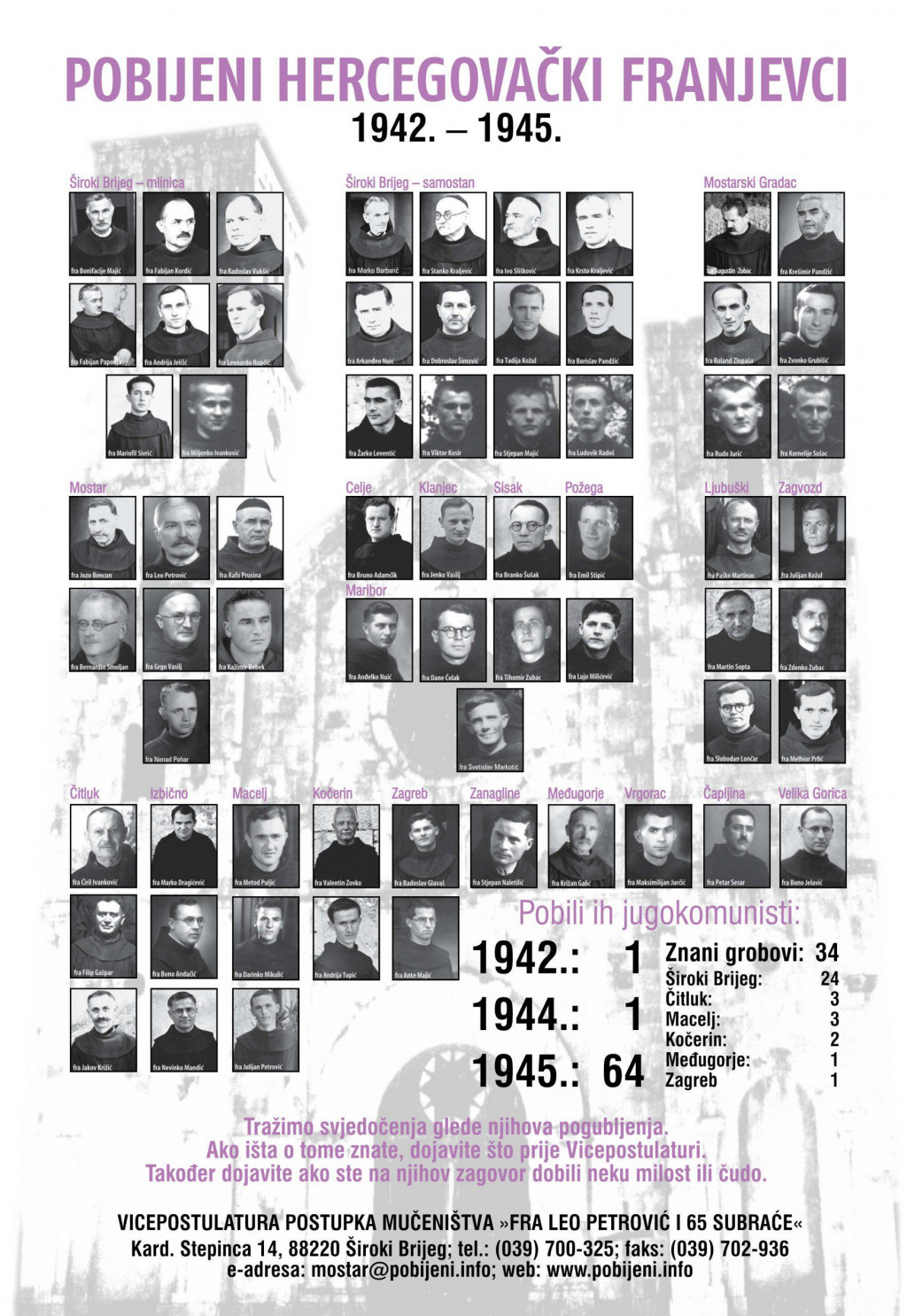Pobijeni hercegovački franjevci 1942. - 1945.