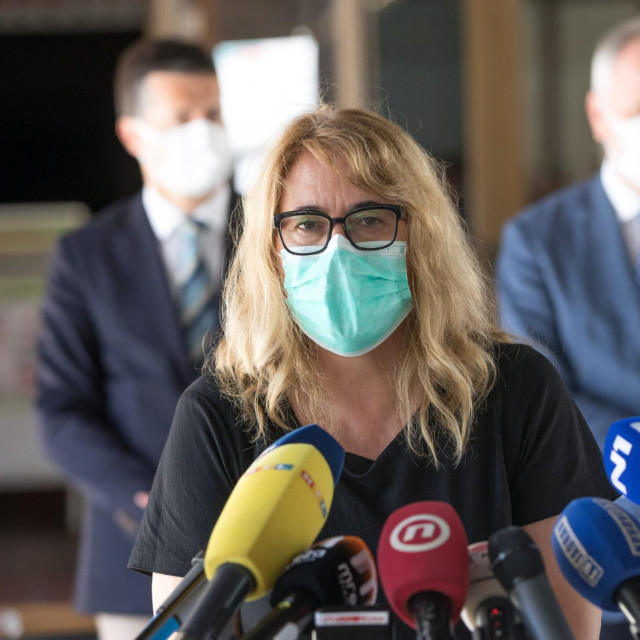 Na fotografiji: dr. Željka Karin, ravnateljica županijskog Zavoda za javno zdravstvo&lt;br /&gt;
 
