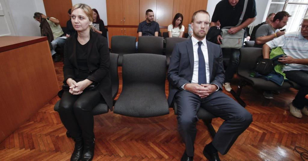 Sandra Zeljko i Tomislav Saucha u sudnici