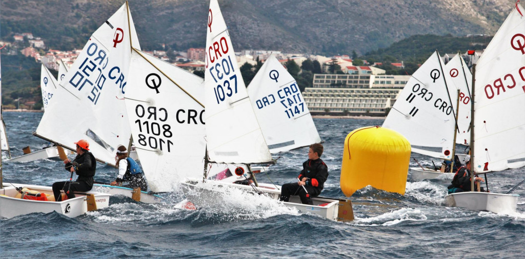 Dubrovačka regata za klasu &amp;#39;optimist&amp;#39; 2020. godine foto: Tonči Vlašić